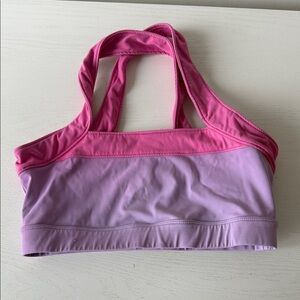Pink and Purple Sports Bra